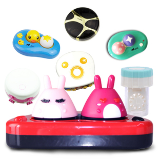 拍1发5】美瞳彩色近视隐形眼镜盒夹子镊子摘取戴器佩戴工具zy