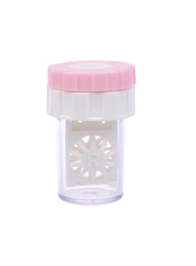 美瞳清洗器近视隐形眼镜盒子手动半自动清洗器伴侣盒收纳盒zy