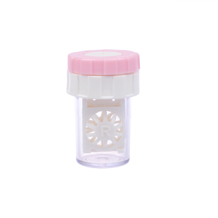 美瞳清洗器近视隐形眼镜盒子手动半自动清洗器伴侣盒收纳盒zy