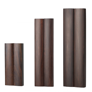 教师节黑檀木无字镇尺实木压书神器书镇 红木雕刻镇纸小号书法书画压纸毛笔字写字压条用品纸镇文镇压书正尺