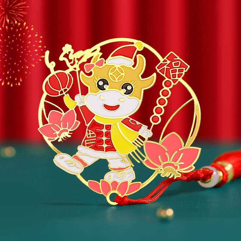 精致创意镂空金属书签古典中国风灯花学生用儿童小清新卡通可爱纪念品