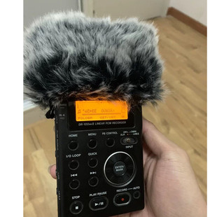 适用于TASCAM MK3录音笔防风毛毛套达斯冠DR100MKIII毛衣罩 DR100