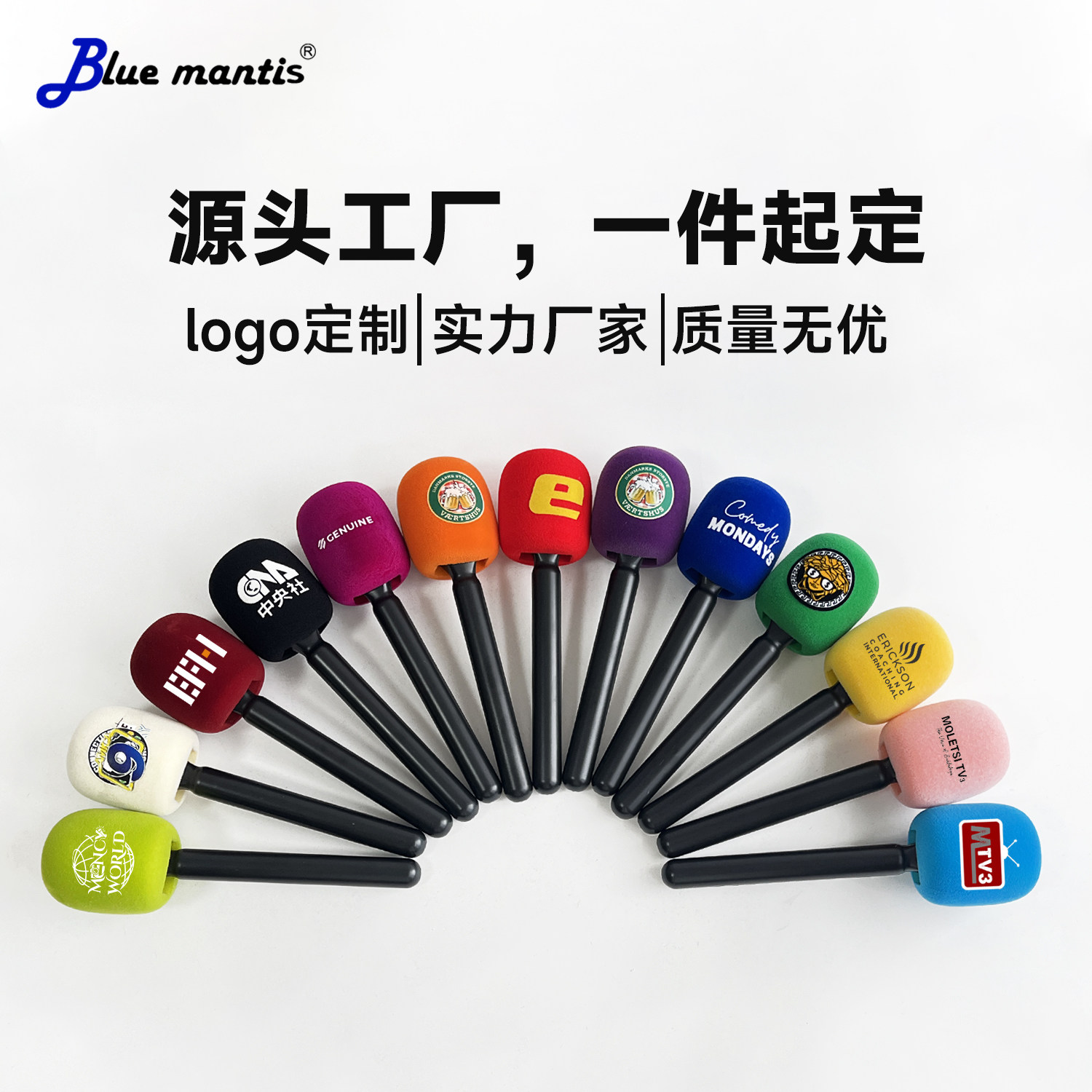 定制LOGO适合大疆RODE猛犸罗德手持采访胸麦麦克风罗德话筒海绵套