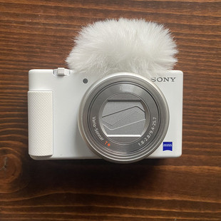 10热靴防风罩白色热靴 适用于SONY相机ZV ZVE ZV1F 毛毛套