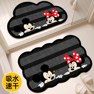 2026新款浴室地垫硅藻泥家用厕所吸水防滑垫加厚地毯卫生间脚垫子