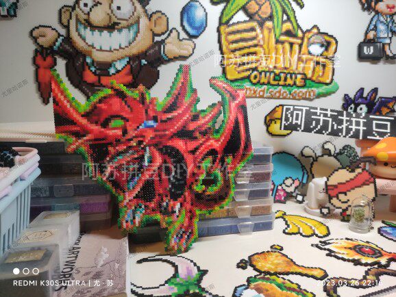 游戏王周边天空龙手工定制