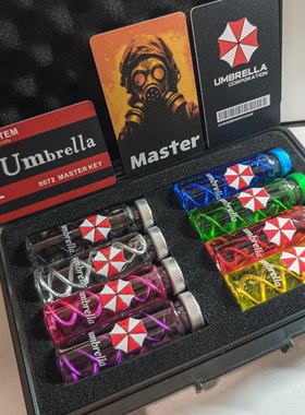 生化危机手工t病毒病毒样本瓶手办模型玩具游戏周边儿童保护伞标