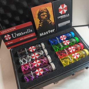 生化危机手工t病毒病毒样本瓶手办模型玩具游戏周边儿童保护伞标