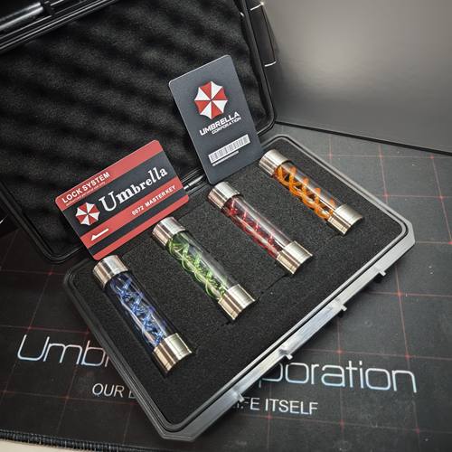 生化危机手工t病毒病毒样本瓶手办模型玩具游戏周边儿童保护伞标