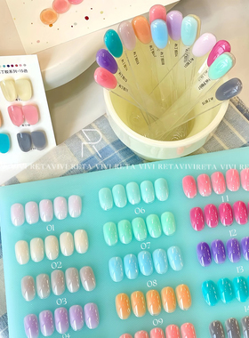 RETA VIVI 美甲布丁胶瓶装系列15色通透温润韩系甲油胶 1g3g5g