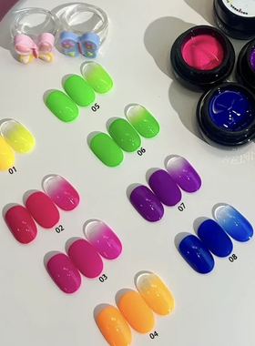 RETA VIVI  荧光胶系列8色 美甲甲油胶 1g