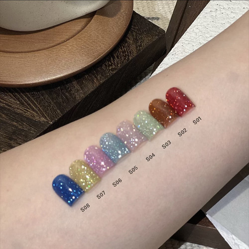 【MIAMIX Atelier】2025极光碎钻S01~S08甲油胶美甲 1g