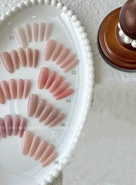 RETA VIVI 裸肤系列裸色百搭低饱和水润裸色甲油胶 1g