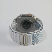 iwatchS876SE运动高级感42 适用applewacthS10表带苹果手表S9高山尼龙编织回环式 透气夏天男女生新款 46mm腕带