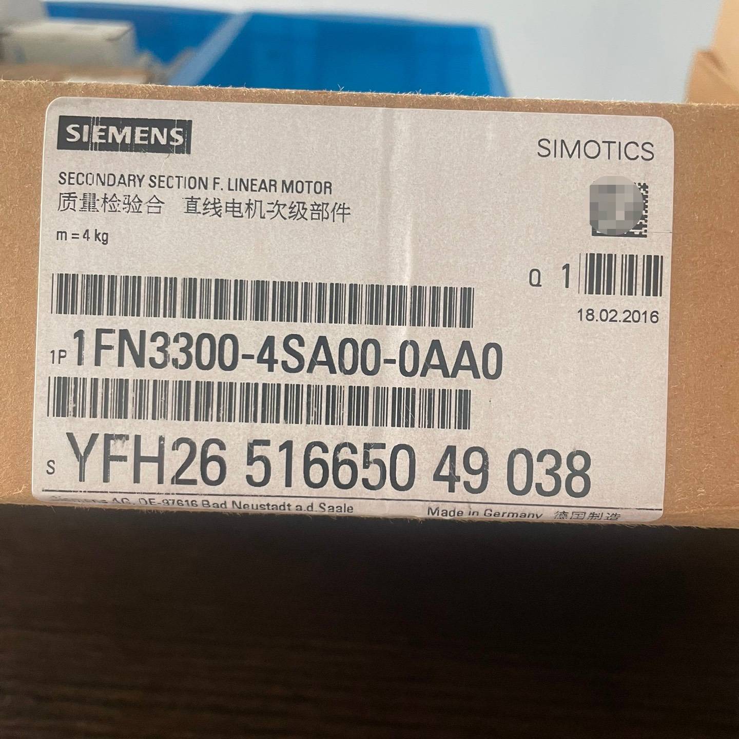 议价1FN3300-4SA00-0AA0，直线电机次级部件适用