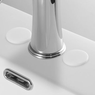 洗脸盆水龙头安装孔装饰盖三双孔台盆洗漱洗手池堵头硅胶密封塞子