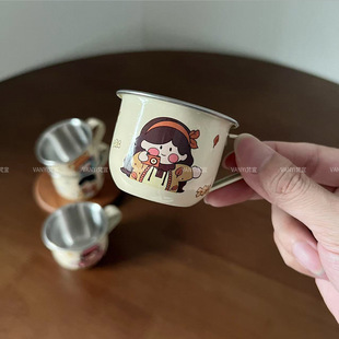 幼儿园学饮杯316不锈钢儿童水杯家用喝水杯子防摔宝宝敞口一口杯