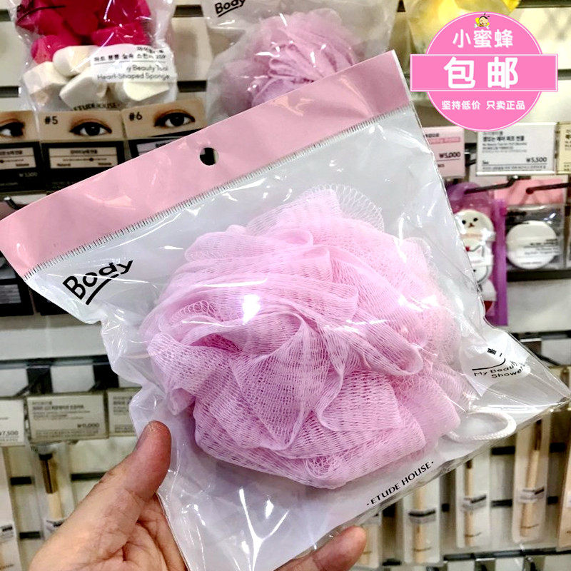 韩国ETUDE HOUSE爱丽小屋可爱猫咪沐浴球 浴花 打出丰富泡沫