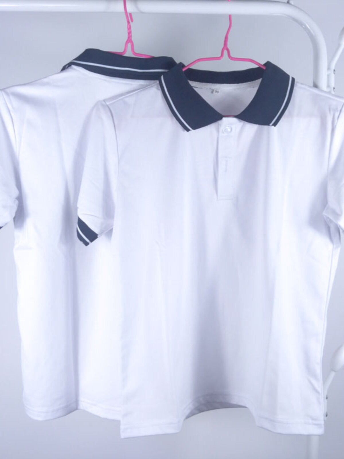 SCHOOL UNIFORM TOPS JUNIOR HIGH SCHOOL HIGH SCHOOL STUDENTS KOREAN LOOSE COLLEGE STYLE VERSATILE MEN AND WOMEN WHITE SHORT SLEEVE T-SHIRT CLASS UNIFORM SUMMER