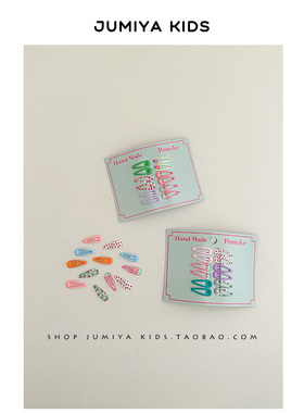 ins韩国同款儿童发夹烤漆迷你婴儿3cm小号发夹婴幼儿碎发发饰夏天