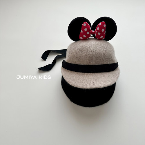 可爱米奇礼帽公主风帽子