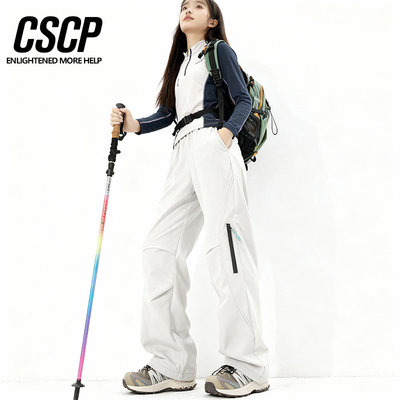 山系宽松机能风防水宽松显瘦长裤