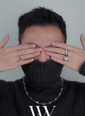 WY钛钢项链海水大溪地巴洛克