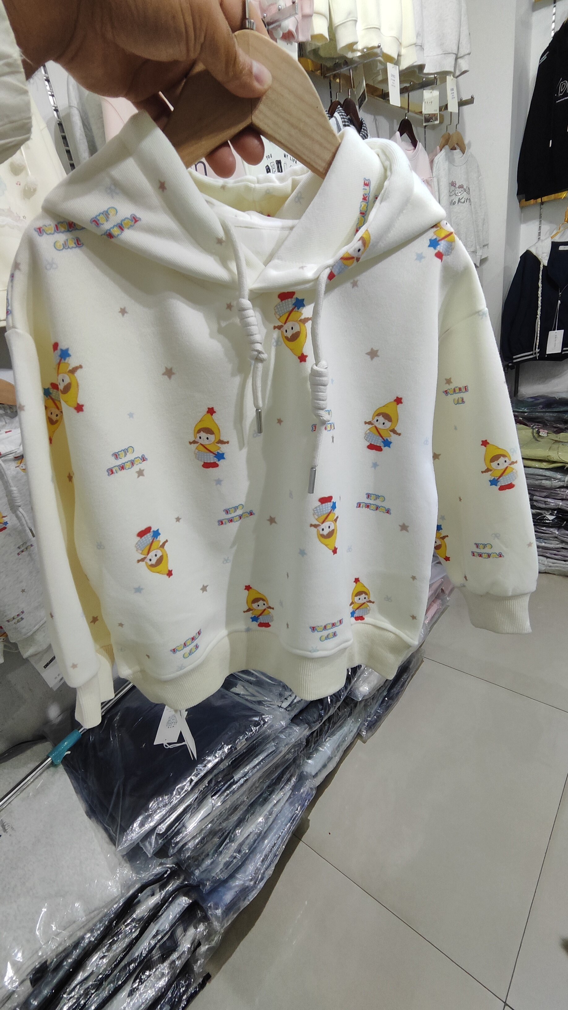 女童外套春秋季衣服儿童开衫新款中童大童装女宝宝卡通帽衫长袖