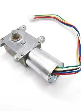 BL2838无刷涡轮涡杆减速电机DC12V 20转内置驱动 PWM调速可正反转