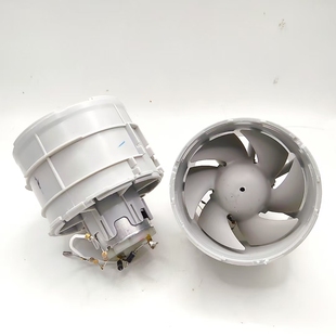 吹风机电机总成 DC12-24V 365碳刷电机 大风量 改装网红涵道风机