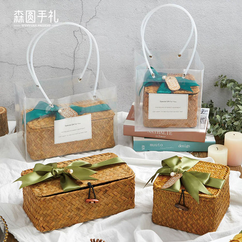 伴手礼礼物盒创意礼盒藤编竹篮