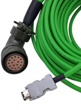 适用安川／松下MFECA0050ESD 施耐德VW3M8122R30伺服电机编码器线