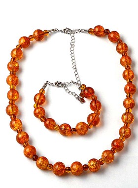 其他爆破石欧美百搭气质项链