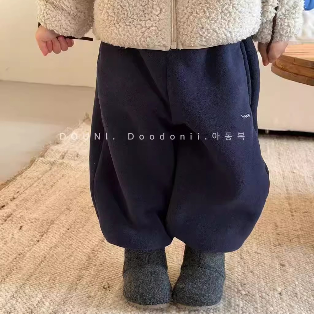 Doodonii韩国儿童加绒束脚裤