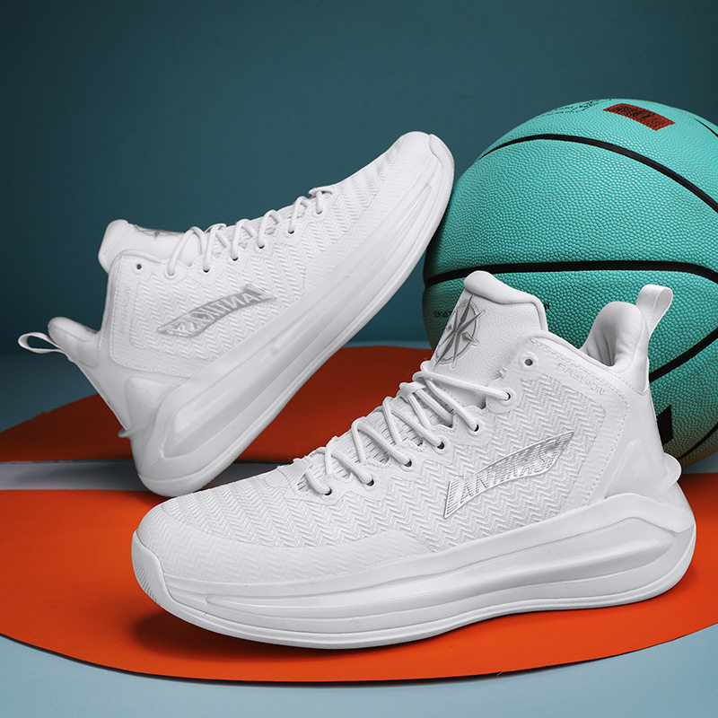 利刃2代实战篮球鞋男款学生夜光夏季百搭潮流高帮运动鞋男3有声音