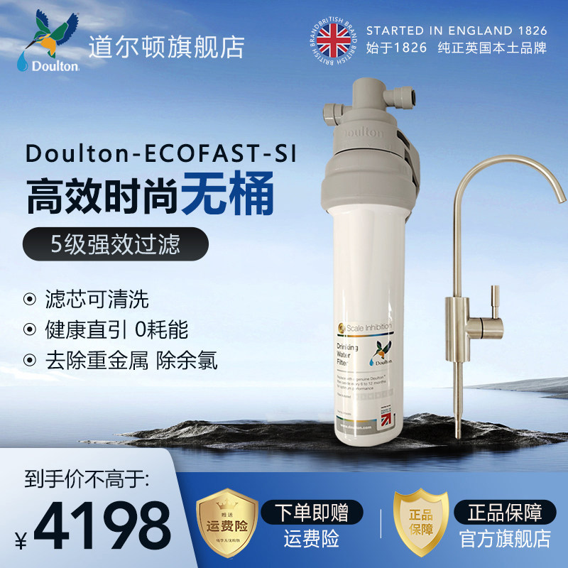 英国进口道尔顿净水器EcoFast-SI家用直饮厨房净水机水龙头过滤器