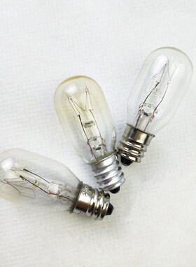 指示灯E12小螺口灯泡12V24V30V110V220V2W5W7W10W15W螺口小灯泡