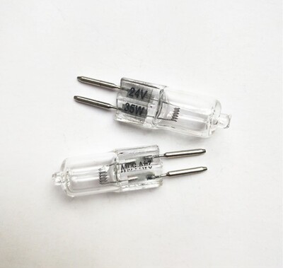 卤素灯泡水晶插泡24V36V20W35W50W100W插泡机床仪器灯泡2针小灯泡