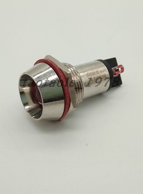 正品凯昆信号灯24V 开孔16mm 铜壳红色高亮LED指示灯KL1624R