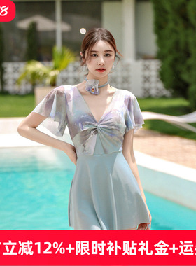 泳衣女2026新款连身性感绝美遮肚显瘦高级感海边度假温泉大码泳装