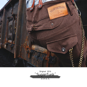 16OZ矿工工装 复古 裤 Sugarfunk 直桶背带裤 美式 阿美咔叽 Vintage