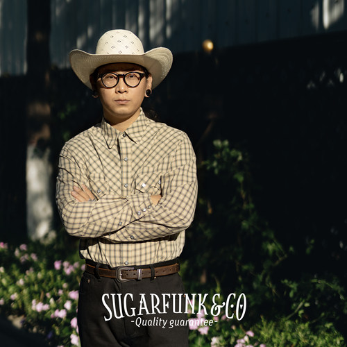 Sugarfunk复古西部格纹男衬衫