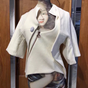 风衣 英国INK成衣 短外套 100%山羊绒 不退换 独立设计师品牌