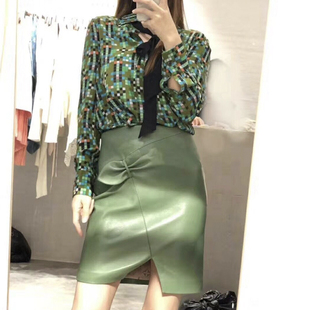 不退换原799 进口意大利真皮半身裙 Z「亏本秒杀 199」独立设计师款