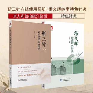全2册 靳三针穴组使用图册+杨文辉岭南特色针灸 中国医药科技出版社 专科医师核心能力提升引导丛书 研究生 供临床医学 中医书籍