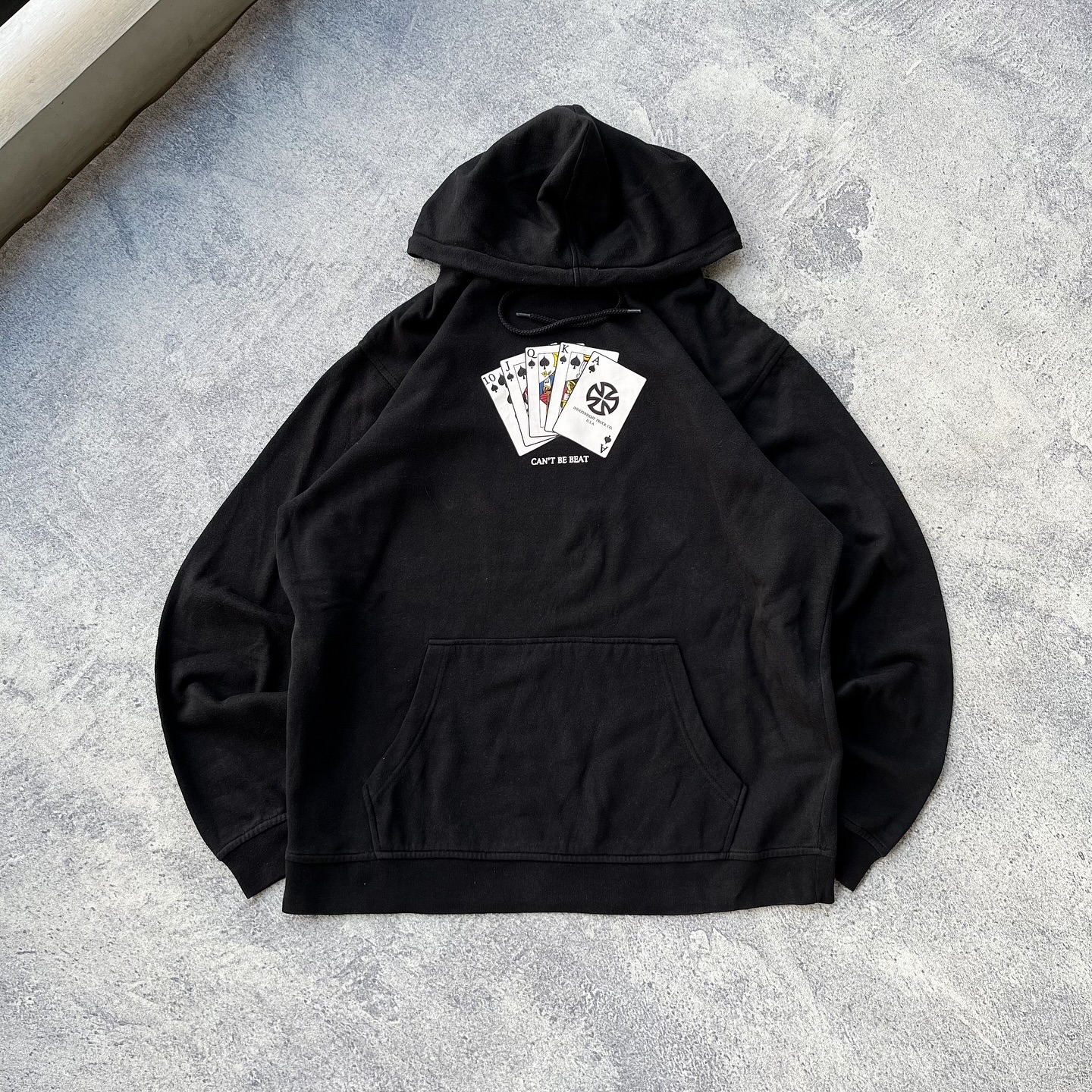 哆啦o梦的口袋 好物集市SN ACE OF SPADES CARD黑桃 A牌 连帽卫衣