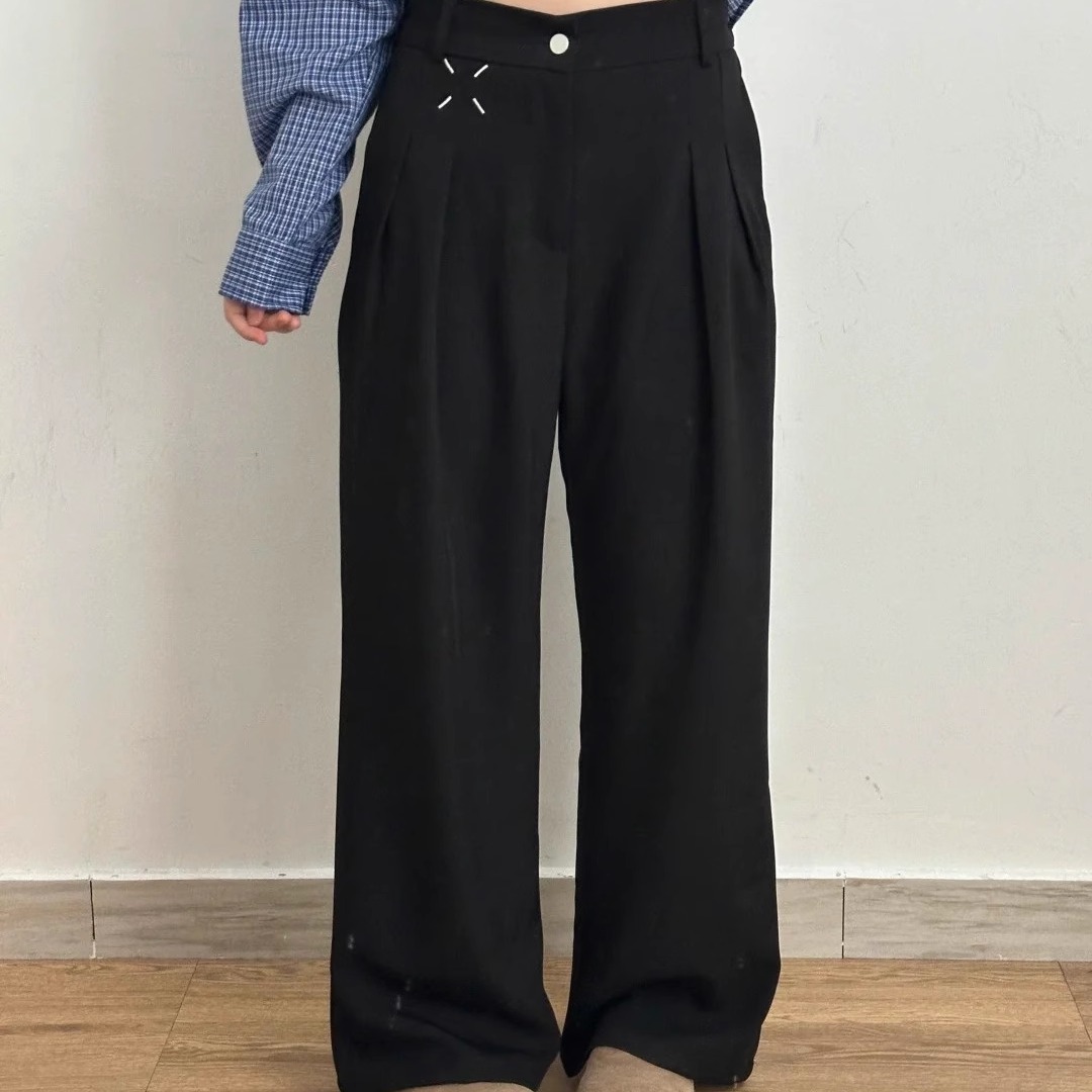 春夏西裤休闲裤长裤中性垂感裤子宽松高级感直筒休闲西裤