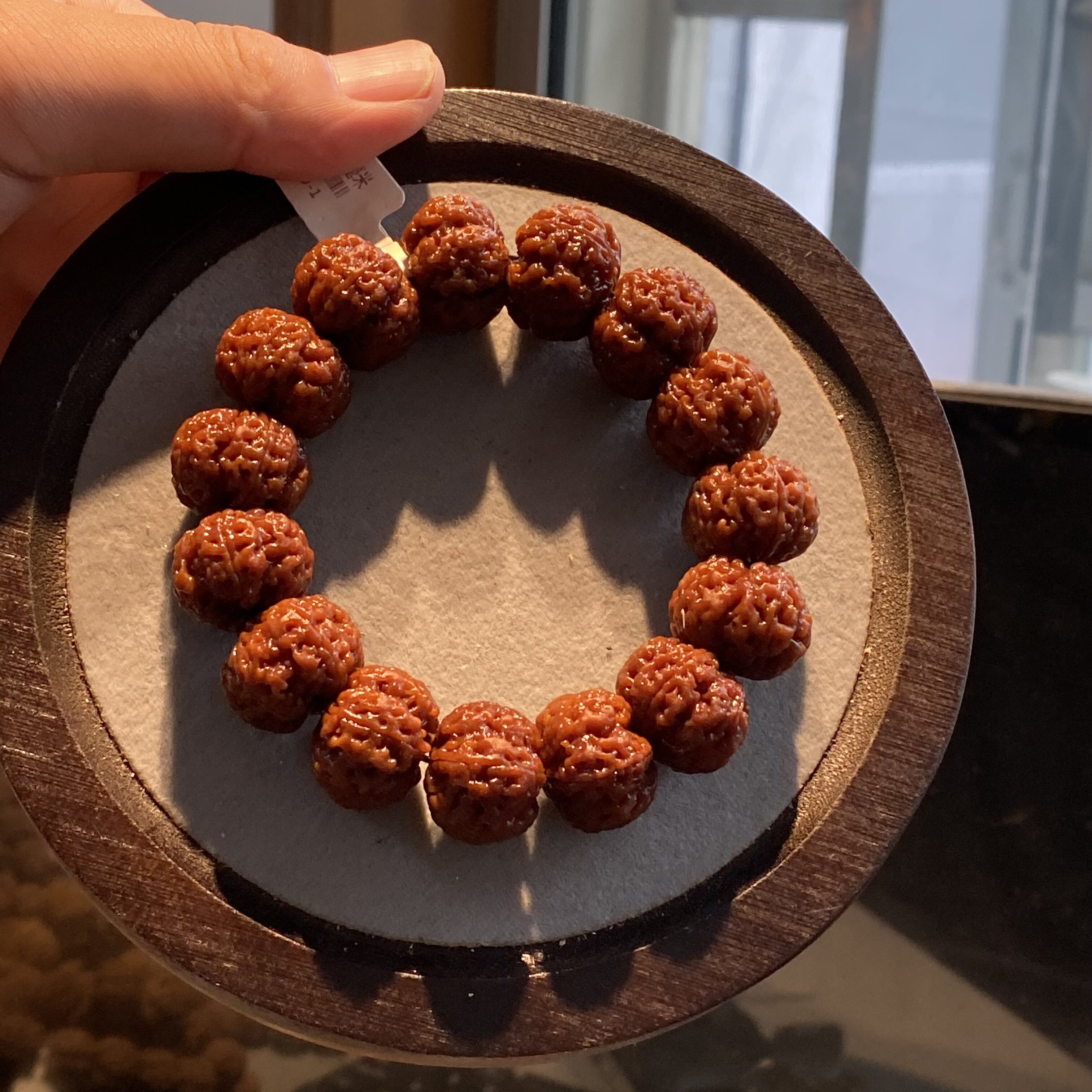 七只喜鹊经典四号纽扣帝王花
