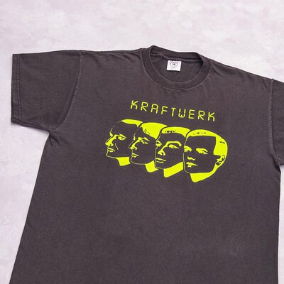 电子乐团人物男女款潮牌大码t恤