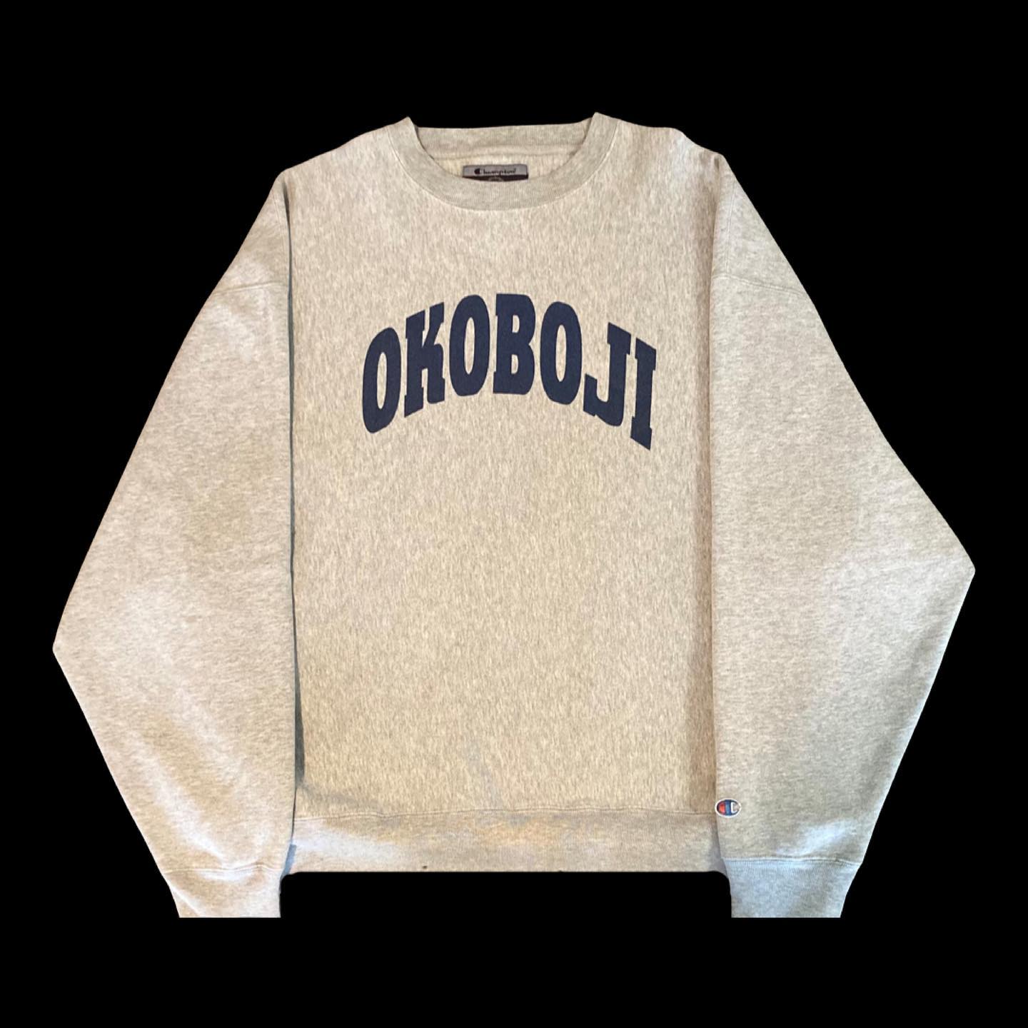 爱荷华州欧克波奇okoboji欧美高街vibe圆领卫衣时尚男女情侣同款